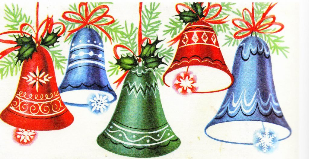 Christmas bells 1940s Christmas bells 1940s