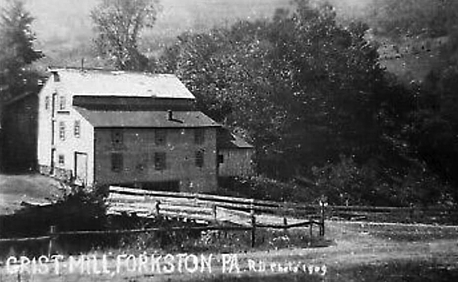 Forkston Grist Mill 1909 (Mary Gabriel)