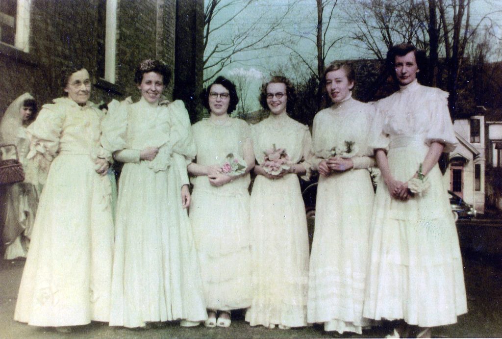 Meshoppen UMC bridal fashion show, c1949